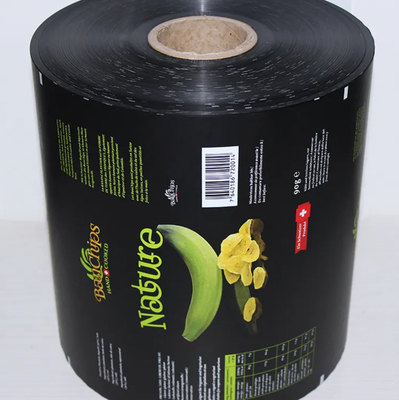 Gepersonaliseerde warmteverzegelde flexibele verpakkingsfilm voor snacks, aardappelen, maïstortilla's, maïsmeel, bananen plakjes