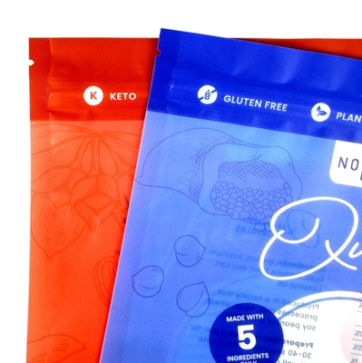 Groothandel Custom Printing Drie Zijdige Gesealde Zak, Voedselveilige Polyethyleen Plastic Zak, Met Venster En Herbruikbare Koekjesrits