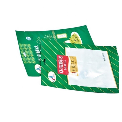 Plastic 3-zijdig gesealde ritssluiting verpakkingszak kan worden aangepast, hitte-verzegeld en opnieuw verzegeld, en is een platte voedselverpakkingszak
