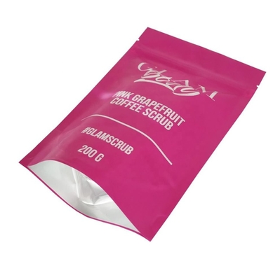 Op maat gemaakte gedrukte aluminiumfolie badzout kruiden koffie voedselverpakking rits slotzak plastic polyester film zeepzak