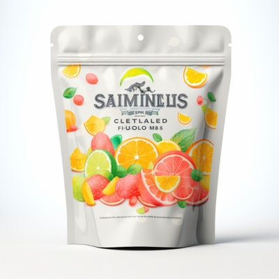 Gelamineerd materiaal Milieuvriendelijke Gummy Bag Staande zak Verpakking 100% Recyclebaar Hoge kwaliteit Vochtbestendig