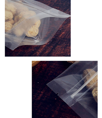 100 stuks volledig transparante stazak met ritssluiting, hersluitbare cadeauverpakkingszak voor voedselopslag