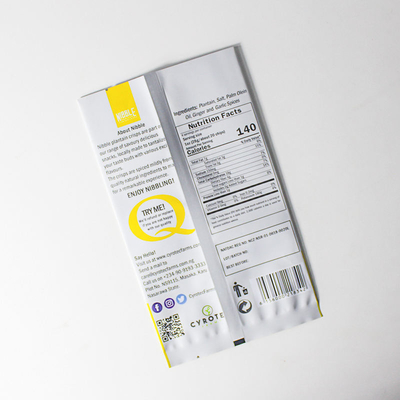 Digitaal drukken Op maat gedrukte plastic aluminium folie zak koffie snack drie zijden verzegelde zak platte zak terug verzegelde zak