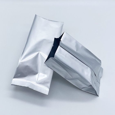 Groothandel Vochtbestendige PE-aluminium poederzakjes gelaagde hitteverzegeling zijkant Gusset Vacuümzak Aluminiumfolie voor opslag