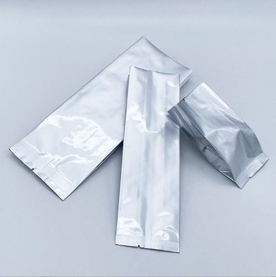 Groothandel Vochtbestendige PE-aluminium poederzakjes gelaagde hitteverzegeling zijkant Gusset Vacuümzak Aluminiumfolie voor opslag