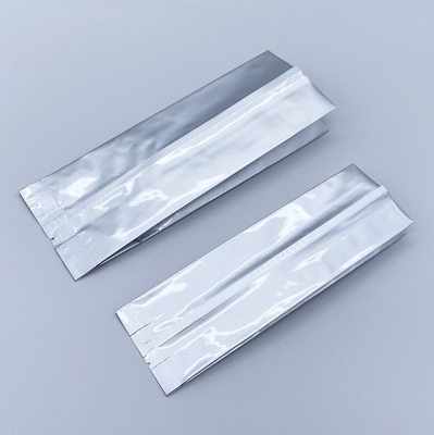 Groothandel Vochtbestendige PE-aluminium poederzakjes gelaagde hitteverzegeling zijkant Gusset Vacuümzak Aluminiumfolie voor opslag