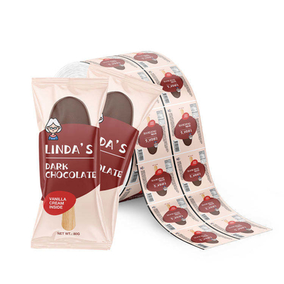 Op maat gedrukte voedselverpakkingen Plastic Roll Film IJsverpakkingen Aluminiumfolie Gelamineerde Roll Film