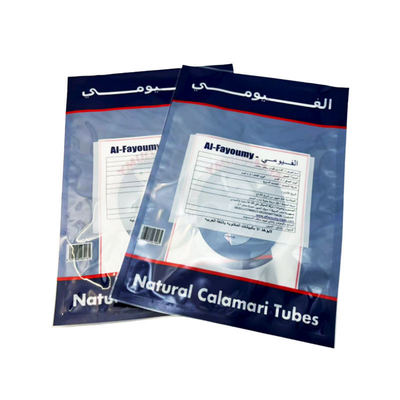 Gepersonaliseerde hoogwaardige voedingsmiddelen Vacuumbas Bevroren voedsel verpakkingszak eigen logo Bevroren plastic verpakkingszak