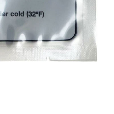 Custom Printed Logo Hot Seal Bags Three Side Sealed Frozen Food Packaging Plastic Vacuum Bags Meat Packaging With Window