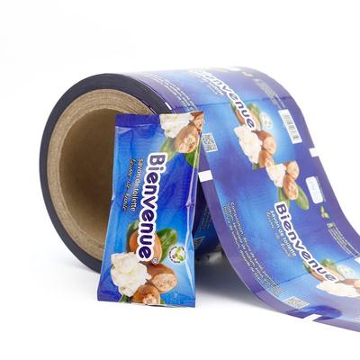 Hete Verkoop Op Maat Bedrukte Gelamineerde Plastic Rolfilm van Voedselkwaliteit Flexibele Verpakking Voor Zeepverpakking