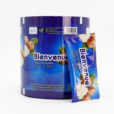 Hete Verkoop Op Maat Bedrukte Gelamineerde Plastic Rolfilm van Voedselkwaliteit Flexibele Verpakking Voor Zeepverpakking
