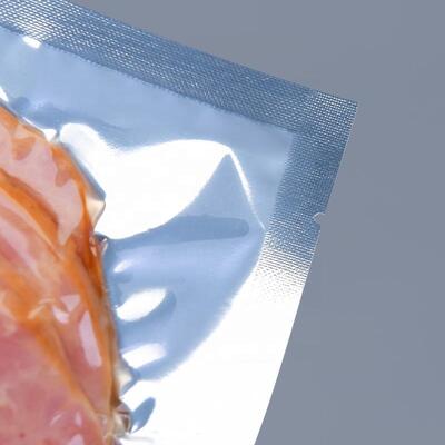 Groothandel vacuümzakken hete verzegeling op maat bevroren voedselverpakking laminaat plastic zakken voor vleesverpakking