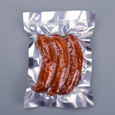 Groothandel vacuümzakken hete verzegeling op maat bevroren voedselverpakking laminaat plastic zakken voor vleesverpakking