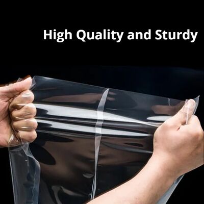 Fabrieksdirecte verkoop van op maat gemaakte driezijdig gesealde nylon voedselverpakkingszakken, zeer transparante vacuüm voedselzakken, PE plastic zakken, 100 stuks