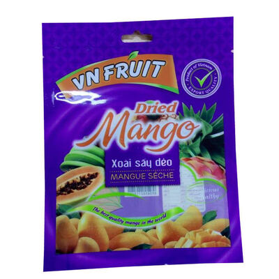 Digitale print voedselveilige driezijdige warmte-verzegelde vacuümverpakking voor het bewaren van verse mango, frambozen, bessen, blauwe bessen, platte zak voor diepvriesfruit