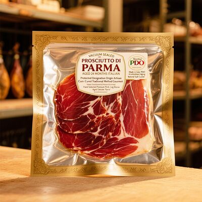 Gepersonaliseerd logo 3 zijdelingse verpakking Plastic verpakking voedselopslag Mylar vacuüm verzegelde zakken vis voedsel verpakking vacuüm zak met logo