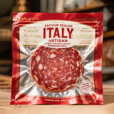 Gepersonaliseerd logo 3 zijdelingse verpakking Plastic verpakking voedselopslag Mylar vacuüm verzegelde zakken vis voedsel verpakking vacuüm zak met logo