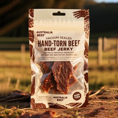 Aanpasbare driezijdige afdichting zak met hervergrendelbare rits en traan notch voor het verpakken van snacks snoep poeder koffie thee en droog voedsel producten