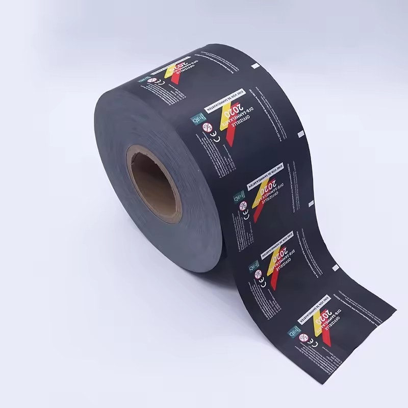 Op maat gedrukt Plastic Foil Laminated Heat Sealable Flexible Roll Stock Film voor voedsel