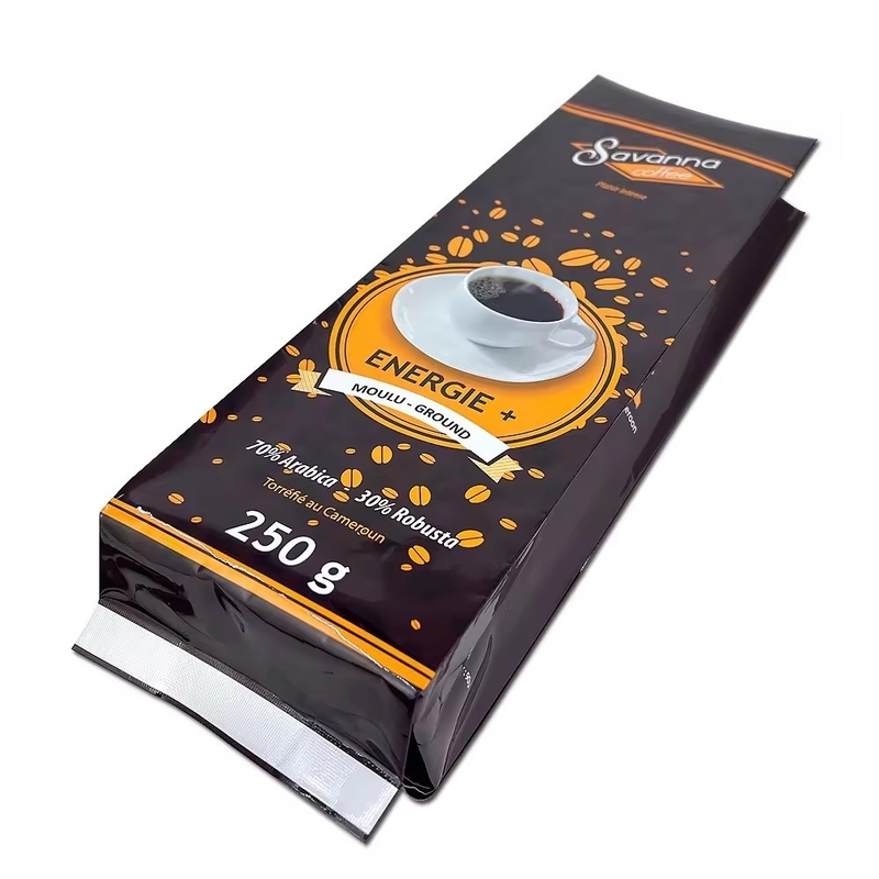 Gepersonaliseerde zakken Side Gusset Vochtbestendige Koffiezak Stand Up Pouch Theeverpakkingszakken
