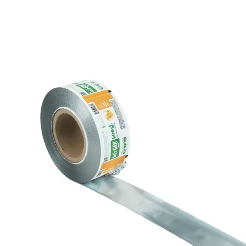 Persoonlijk drukken Automatische zakjes Verpakking Voedselkwaliteit Plastic Gelamineerd Aluminium Foil Roll Film Koekjes Voedselverpakking