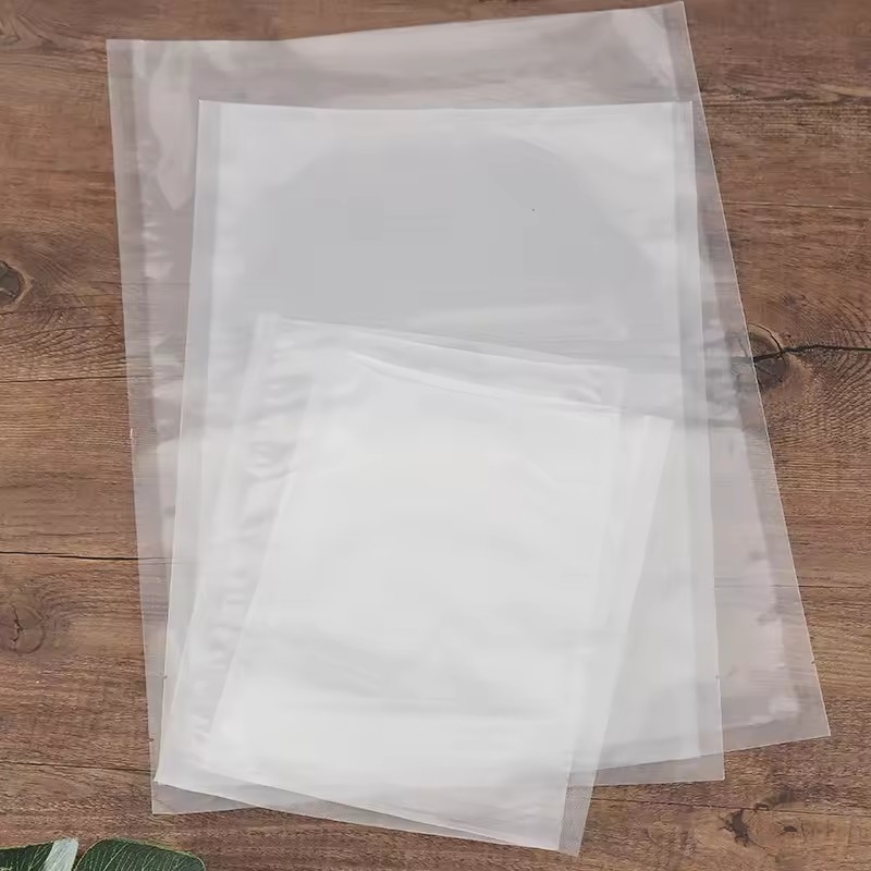 15cm*20cm*70mic Plastic Nylon Vacuum Pouch Voedselopslag Vacuum Sealer Bag Voor rundvlees