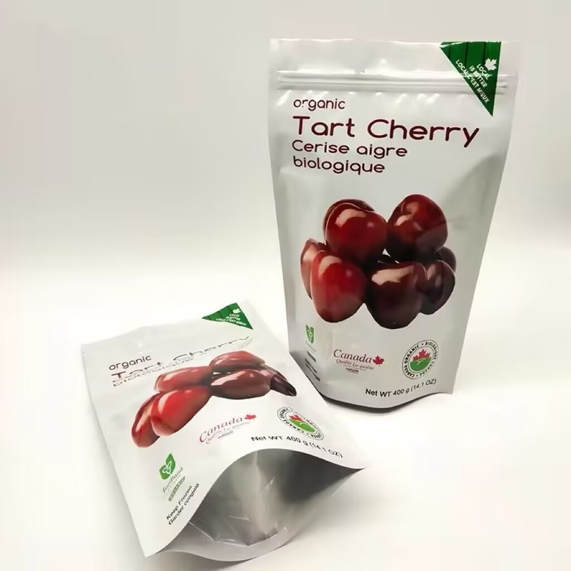 Nieuwste geurbestendige rits Verpakking Stand Up Pockets Mylar Flav Cherry Rings Zuur Beren Aardbeien Bananen Gordels Tassen