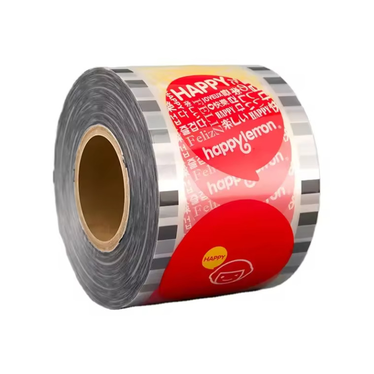 Laminated Plastic Roll Sealing Film Packaging Custom Printed 90mm 95mm Common Sealing Film Pp Paper Film Voor Bubble Tea