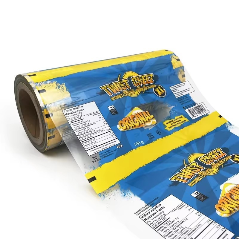 Persoonlijk afgedrukt Voedingsmiddel Plastic Film Roll Wrapping Machine Auto Packaging Parfum Kaas Poeder Voedsel EVOH PE Materiaal Tran