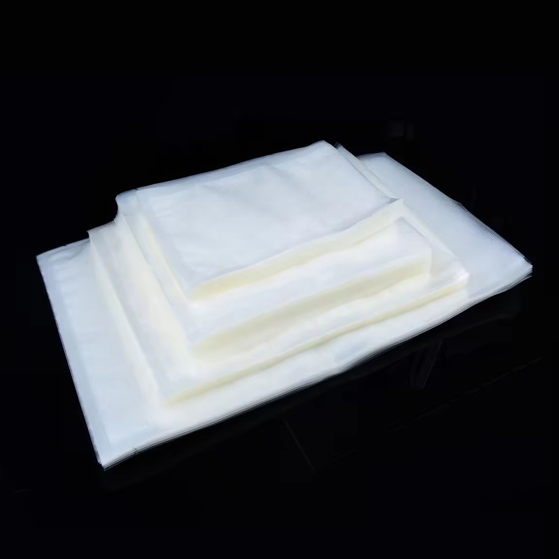 Heavy Duty Transparent Vacuum Embossed Sealer Bags voor voedselbesparende Nylon Plastic Packaging Grote doorzichtige Vacuum Sealer Bag