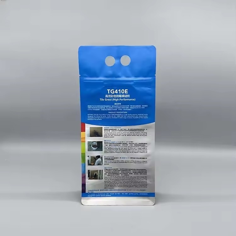Flat bottom zipper herbruikbaar aluminium folie zijkant pakket plastic zak voor wasmiddel chemische poeder verpakkingszakken