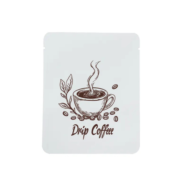Kalee Custom Printed 3 Side Seal Pouch Aluminiumfolie Voedsel Plastic Packaging Bags Koffie Drip Bags