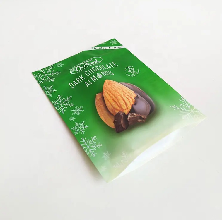 Op maat gedrukt Stand Up Pouch Zipper Nut Package Plastic Snack Amandelen Cashew Nuts Verpakkingszakken