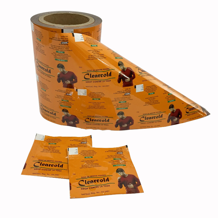 PET/AL/PE composietzak Composit Printing Film Roll Of Pharmaceutical Sachet Packaging Roll
