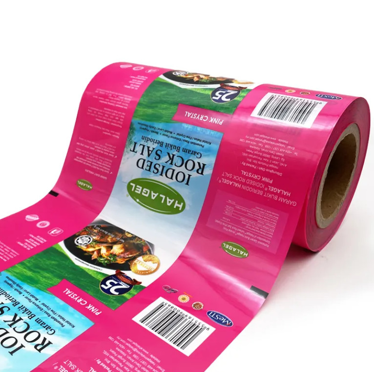 Op maat gedrukte film Parfum Voedselverpakkingen Leverancier Voedselkwaliteit Opp Plastic Food Powder Roll Film