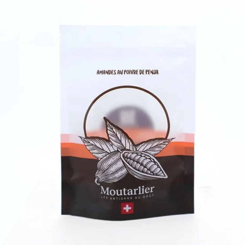Op maat gemaakte plastic zakken Voedselverpakkingszak Plastic Aluminiumfolie Mylar Zipper Ziplock Bag Stand Up Pouch Doypack Spice Verpakking
