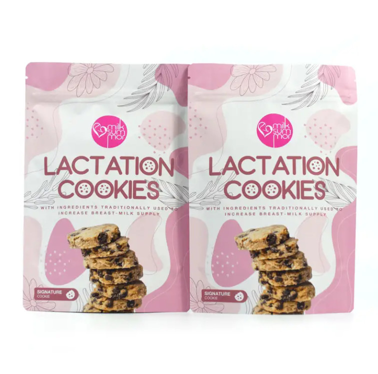 Op maat gedrukte geurbestendige rits 3.5g 500 gram eetbare producten Gummy Biscuit Verpakking Stand Up Pouch Cookie Mylar Bags