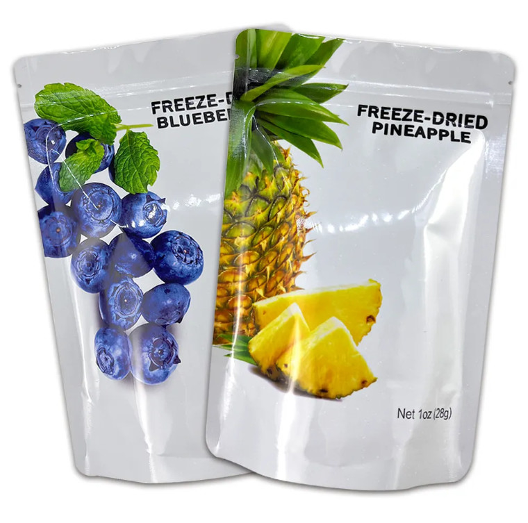 Glanzende stand-up ritszak voor bevriezing gedroogde fruit verpakkingszak Print Food PE Heat Seal Digitaal drukken Cake Bag Retort Pouch