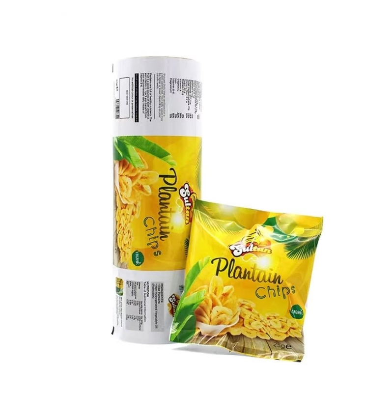 Plastic Food Film Factory Custom Printing Plastic Roll Small Bag Packaging Film Snack/Potato Chips