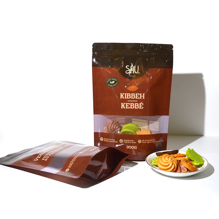 Aluminiumfolie Staande Zak Ritssluiting Afdichting Snack Snoep Voedsel Zak Herbruikbare Ziplock Zak