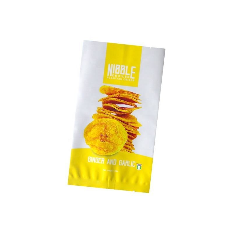 Digitaal drukken Op maat gedrukte plastic aluminium folie zak koffie snack drie zijden verzegelde zak platte zak terug verzegelde zak